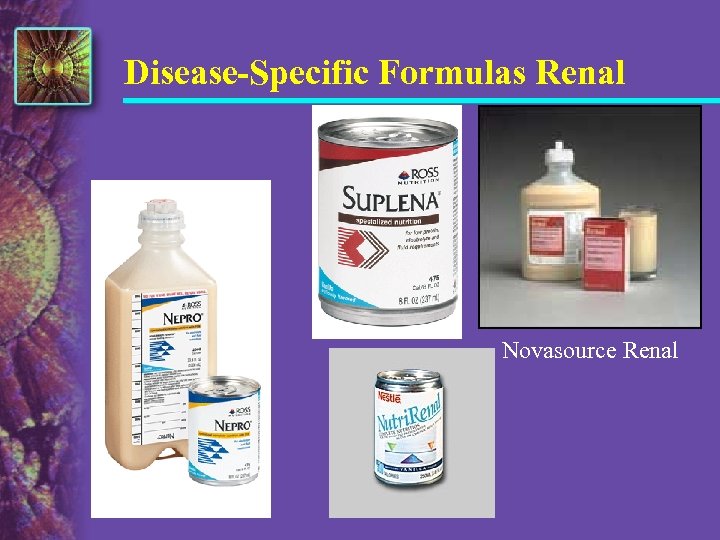 Disease-Specific Formulas Renal Novasource Renal 