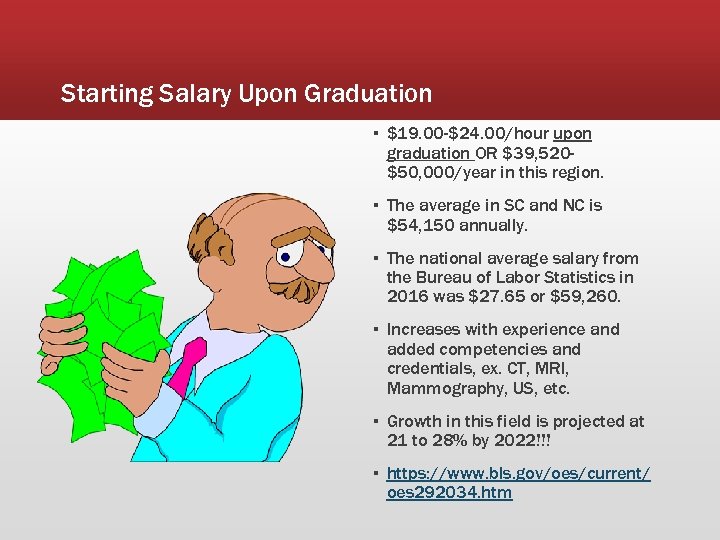 Starting Salary Upon Graduation ▪ $19. 00 -$24. 00/hour upon graduation OR $39, 520$50,