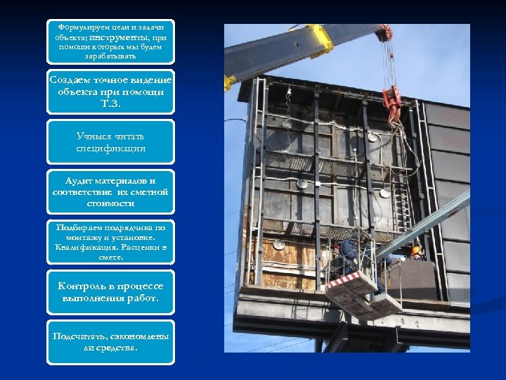 Формулируем цели и задачи объекта; инструменты, при помощи которых мы будем зарабатывать Создаем точное
