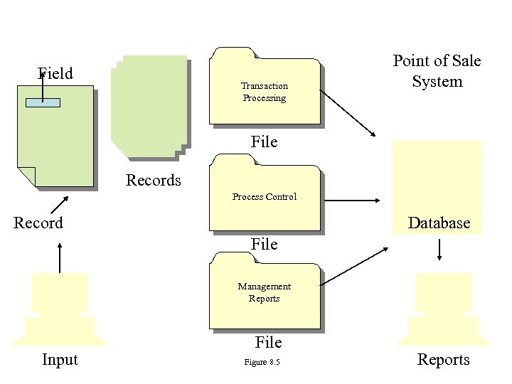 Field Transaction Processing Point of Sale System File Records Process Control Record Database File