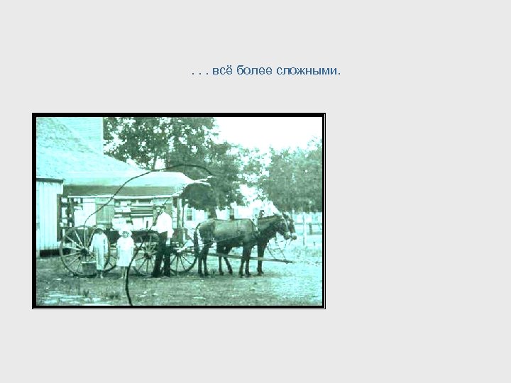 . . . всё более сложными. 