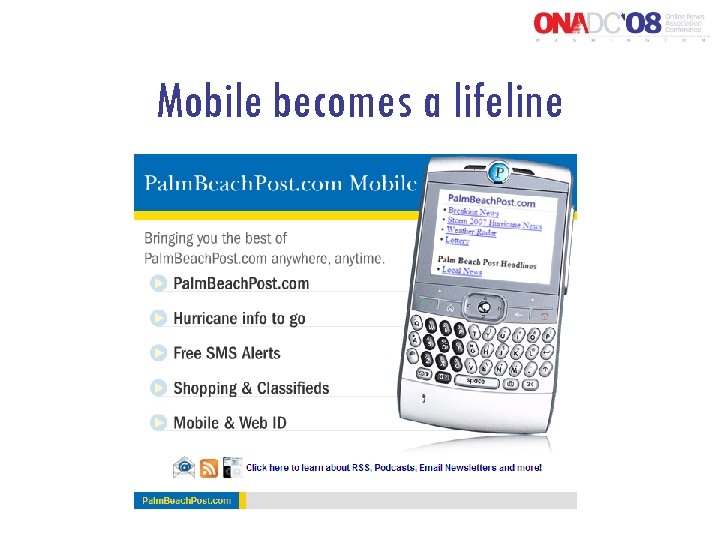 Mobile becomes a lifeline 