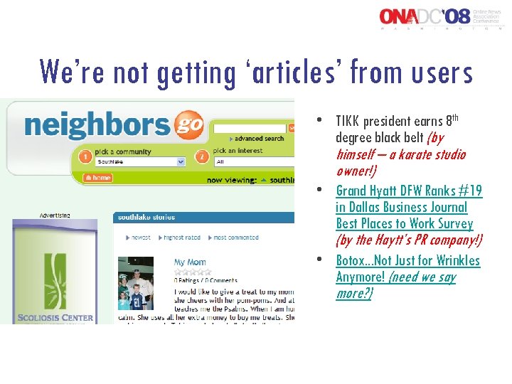 We’re not getting ‘articles’ from users • TIKK president earns 8 th degree black