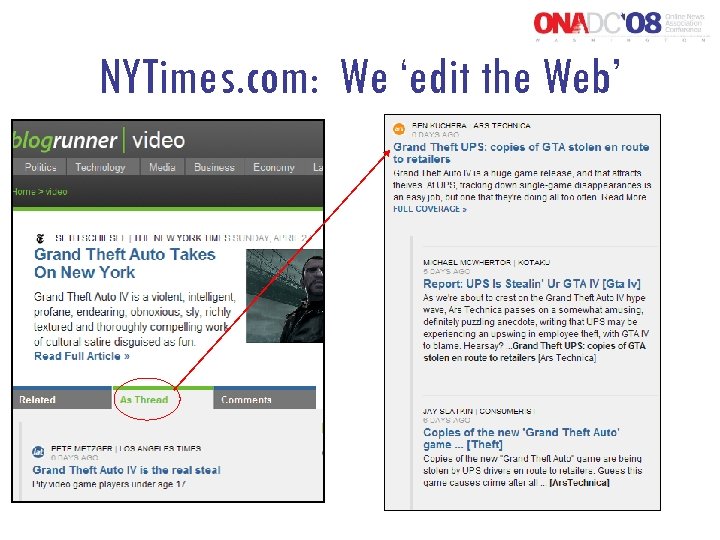 NYTimes. com: We ‘edit the Web’ 