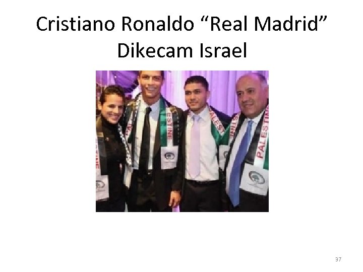 Cristiano Ronaldo “Real Madrid” Dikecam Israel 37 