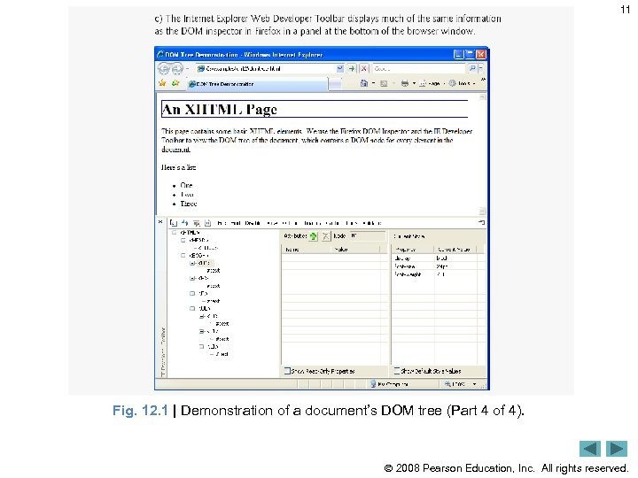 11 Fig. 12. 1 | Demonstration of a document’s DOM tree (Part 4 of