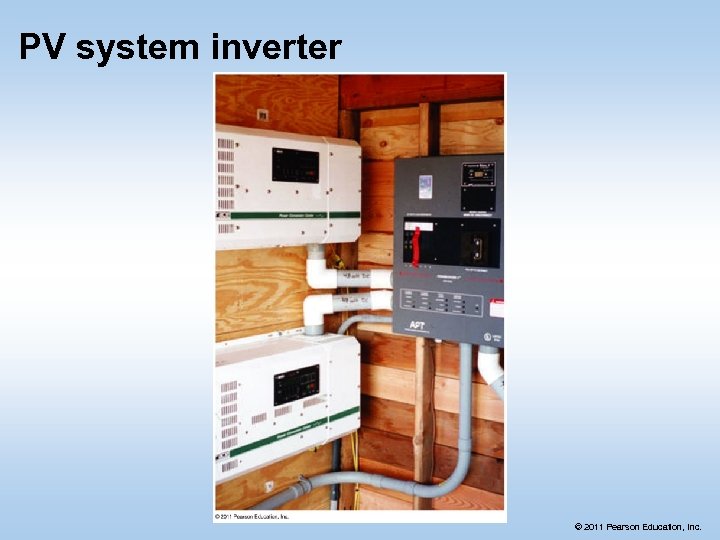 PV system inverter © 2011 Pearson Education, Inc. 