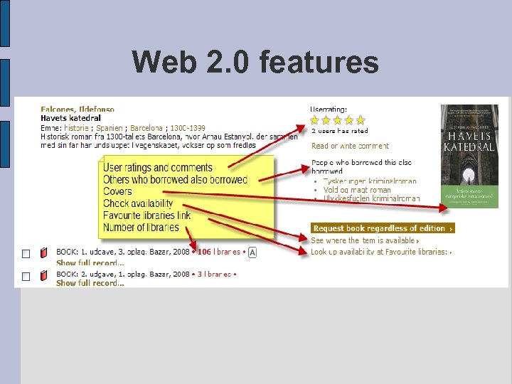 Web 2. 0 features 