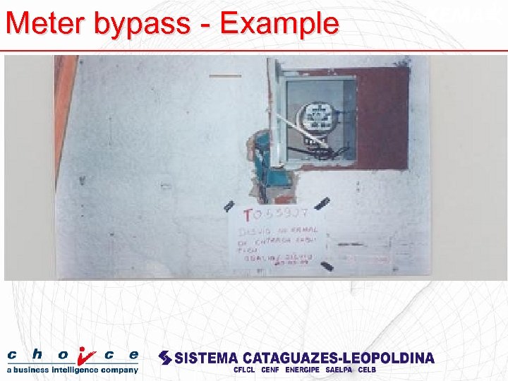 Meter bypass - Example 