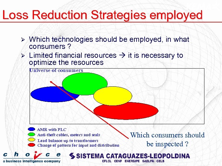 Loss Reduction Strategies employed Which technologies should be employed, in what consumers ? Ø