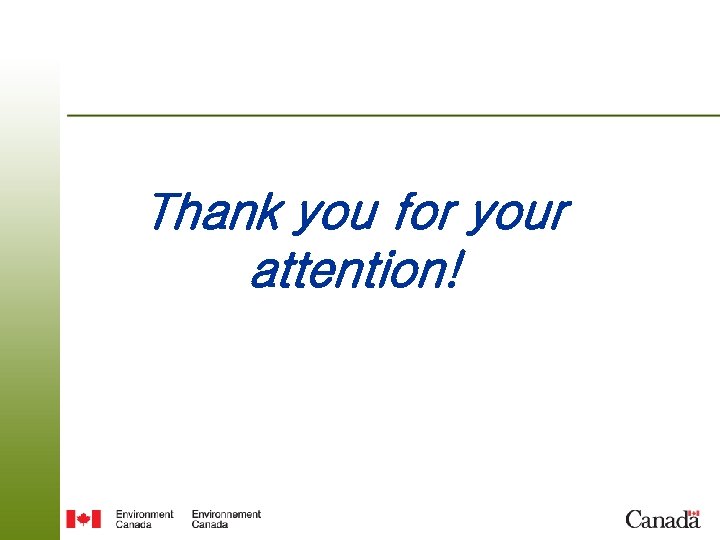 Thank you for your attention! 