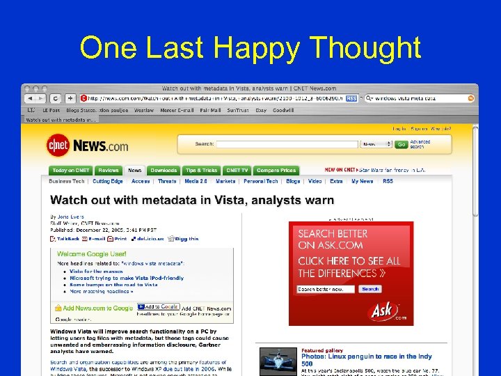 One Last Happy Thought 