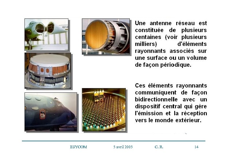  ESYCOM 5 avril 2005 C. R. 14 