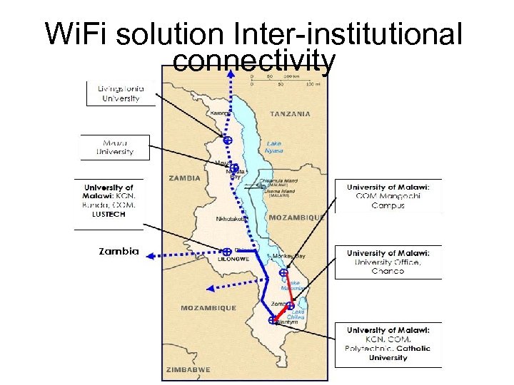 Wi. Fi solution Inter-institutional connectivity 