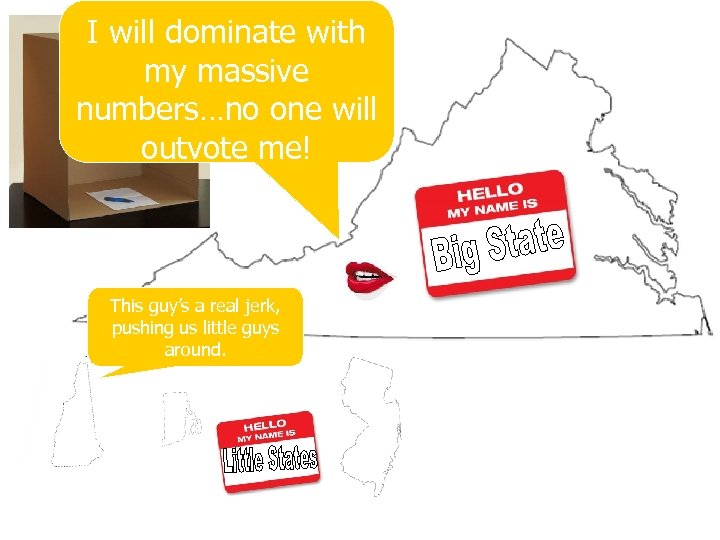 I will dominate with my massive numbers…no one will outvote me! This guy’s a