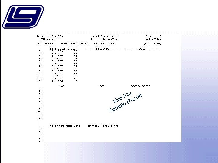 ile t il F epor Ma e R l mp Sa 