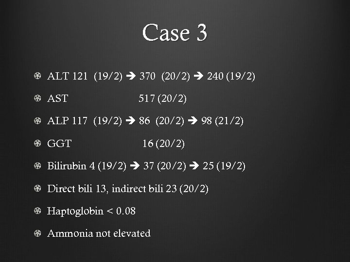 Case 3 ALT 121 (19/2) 370 (20/2) 240 (19/2) AST 517 (20/2) ALP 117