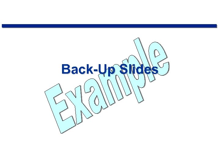 Back-Up Slides 