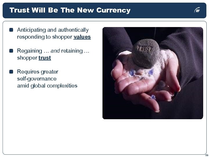 Trust Will Be The New Currency Anticipating and authentically responding to shopper values Regaining