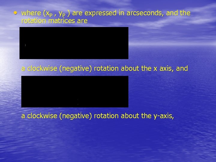  • where (x. P , y. P ) are expressed in arcseconds, and