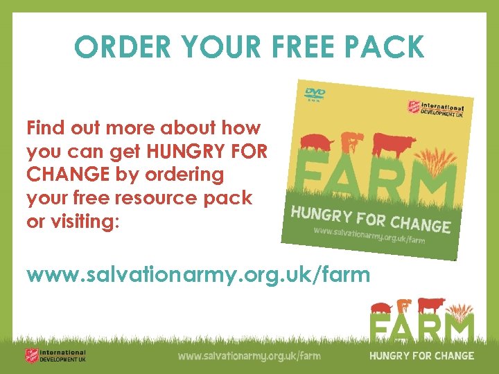 ORDER YOUR FREE PACK Find out more about how you can get HUNGRY FOR