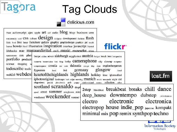 Tag Clouds delicious. com 