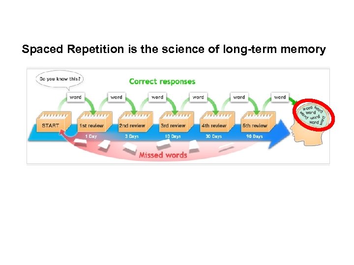 Spaced Repetition is the science of long-term memory 