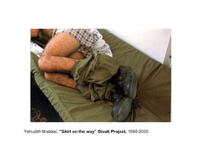 Yehudith Matzkel, “Skirt on the way” Givati Project, 1996 -2000 