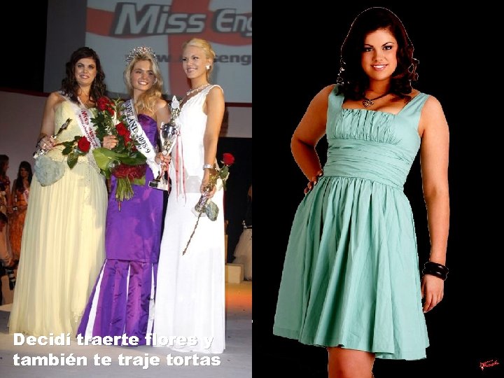 Decidí traerte flores y también te traje tortas 