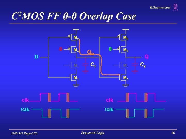 B. Supmonchai C 2 MOS FF 0 -0 Overlap Case M 2 0 M