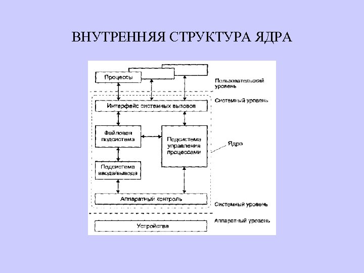 ВНУТРЕННЯЯ СТРУКТУРА ЯДРА 