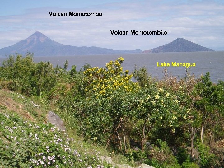 Volcan Momotombo Volcan Momotombito Lake Managua 