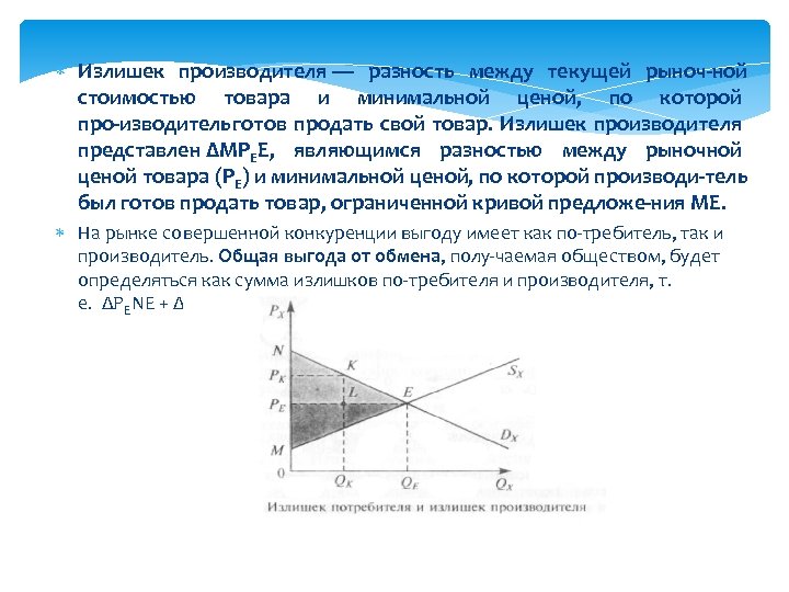 Избытки производства. Излишек производителя. Излишек производителя график. Излишек потребителя в совершенной конкуренции. Излишек производителя формула.