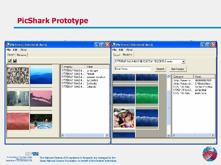 Pic. Shark Prototype The National Centres of Competence in Research are managed by the