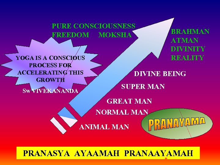 PURE CONSCIOUSNESS FREEDOM MOKSHA YOGA IS A CONSCIOUS PROCESS FOR ACCELERATING THIS GROWTH Sw