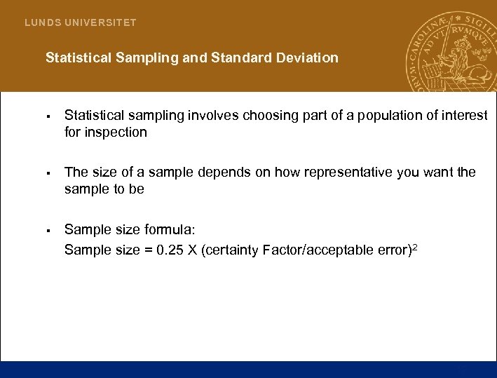 L U N D S UN I V E R S I T E