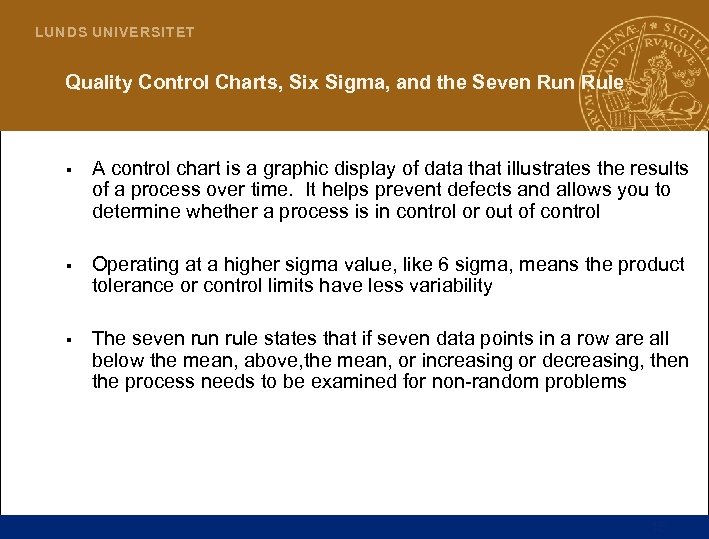 L U N D S UN I V E R S I T E