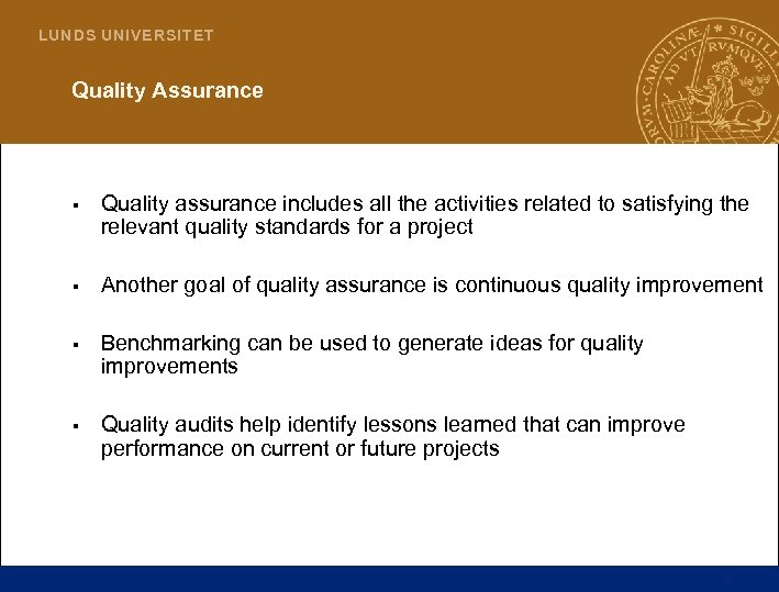 L U N D S UN I V E R S I T E