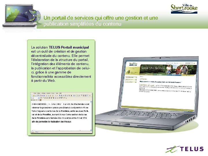 Un portail de services qui offre une gestion et une publication simplifiées du contenu