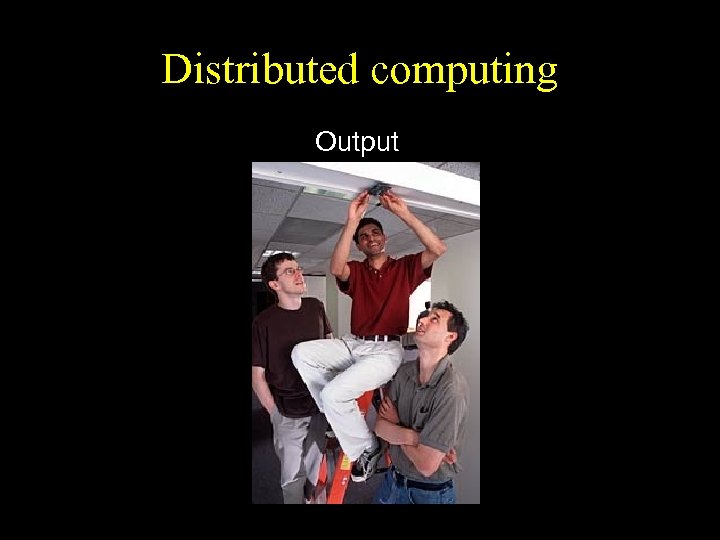 Distributed computing Output 