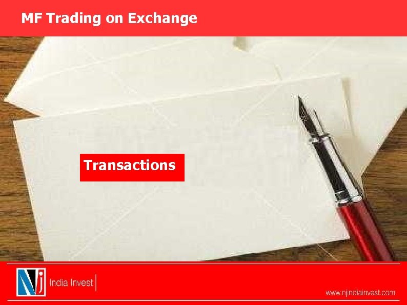 MF Trading on Exchange Transactions 