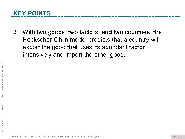 K e y T e r m KEY POINTS Chapter 4: Trade and Resources: