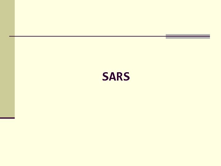 SARS 