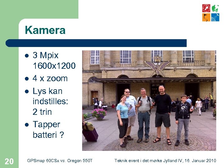 Kamera l l 20 3 Mpix 1600 x 1200 4 x zoom Lys kan