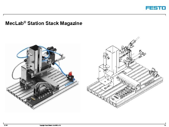 Mec. Lab® Station Stack Magazine DC-R/ Copyright Festo Didactic Gmb. H&Co. KG 13 