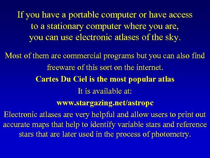 If you have a portable computer or have access to a stationary computer where