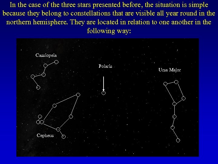 In the case of the three stars presented before, the situation is simple because