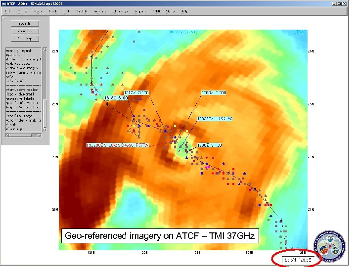 Geo-referenced imagery on ATCF – TMI 37 GHz 