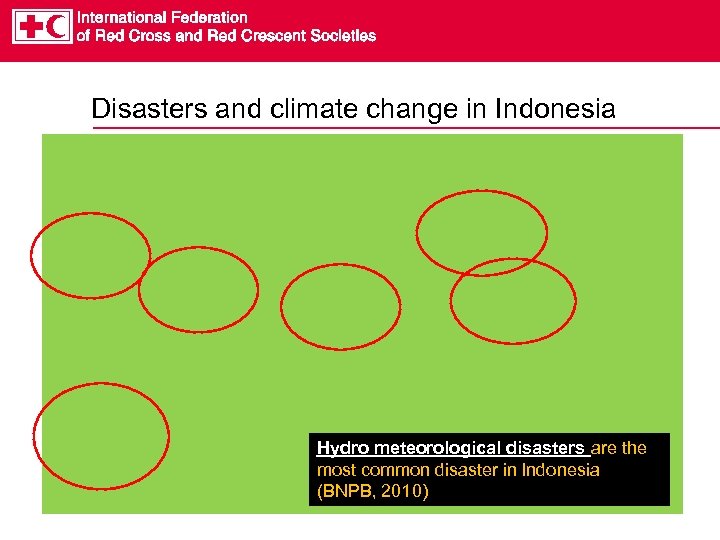 Disasters and climate change in Indonesia Hydro meteorological disasters are the most common disaster