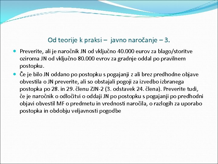 Od teorije k praksi – javno naročanje – 3. Preverite, ali je naročnik JN